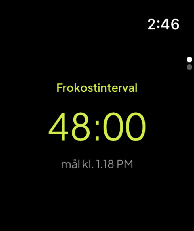 Målevinduet på dit håndled