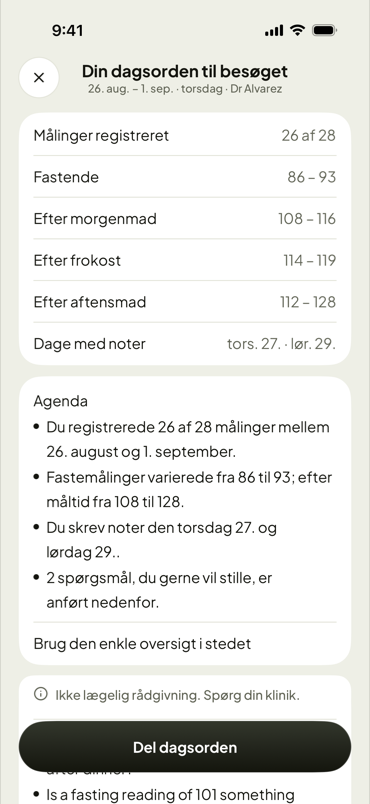 Dine emner, klar til klinikken