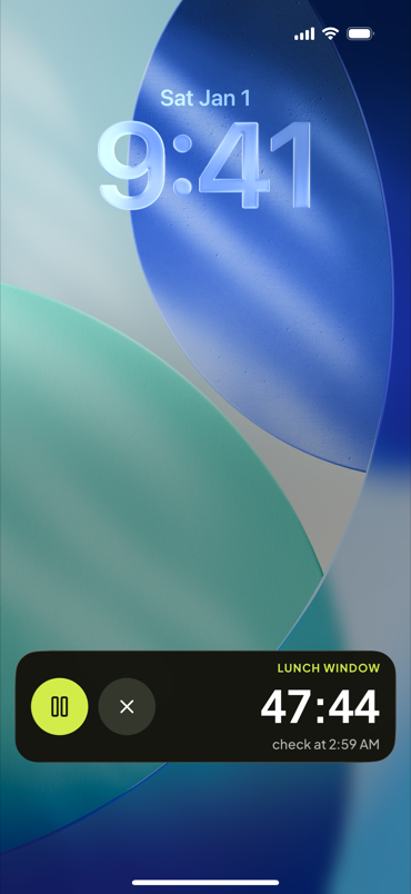 The window on your Lock Screen