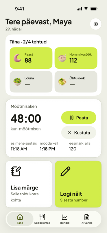 First Forki vaade Täna koos tiksuva mõõtmisaknaga