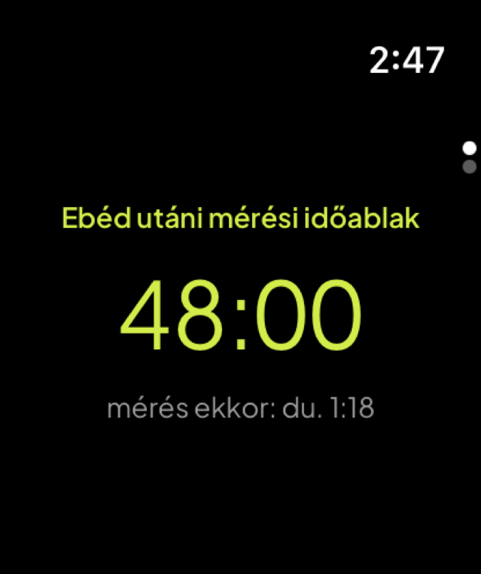 Az ablak a csuklódon