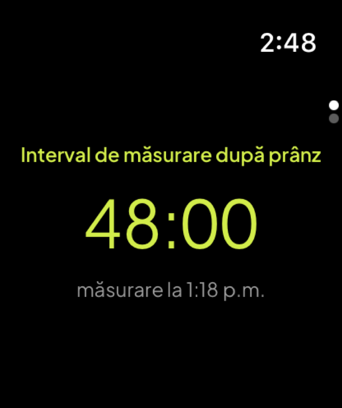 Intervalul de verificare la încheietura mâinii