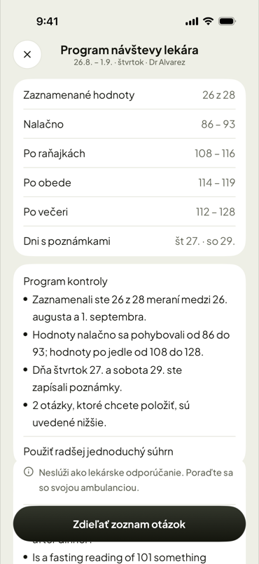 Prehľad na kontrolu u lekára