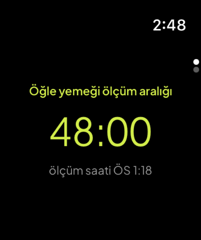 Bileğinizdeki ölçüm aralığı